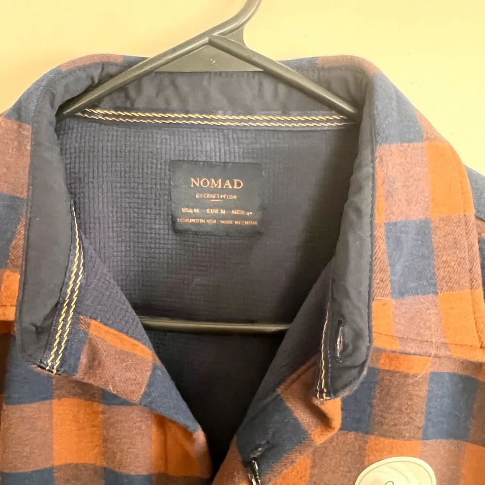 NWT Men’s Nomad Thermal Lined Flannel M